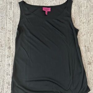 Antthony Studio Womens Black Light Weight Tank Top Stretch Sleeveless Sz 4 Shell